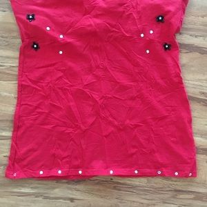 Strapless customized bling top